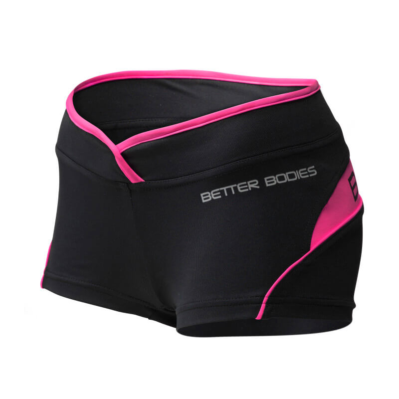 Kolla in Shaped Hotpant, black/pink, Better Bodies hos SportGymButiken.se