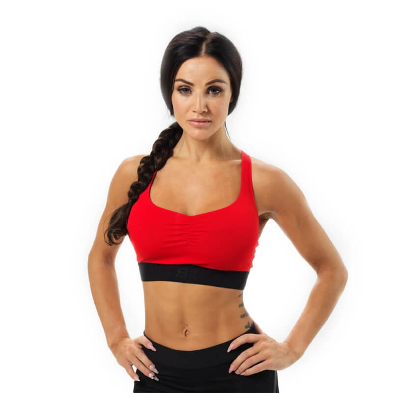 Athlete Short Top, scarlet red, Better Bodies