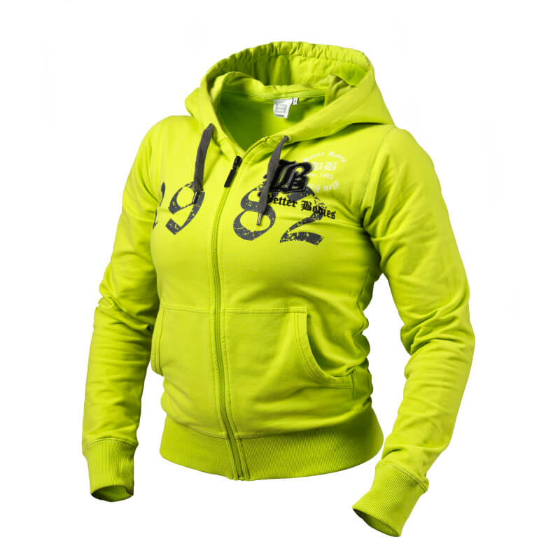 Kolla in Fitted Soft Hoodie, lime, Better Bodies hos SportGymButiken.se