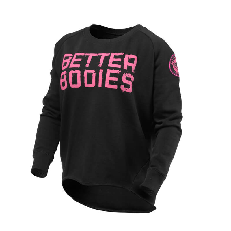 Wideneck Sweatshirt, black, Better Bodies