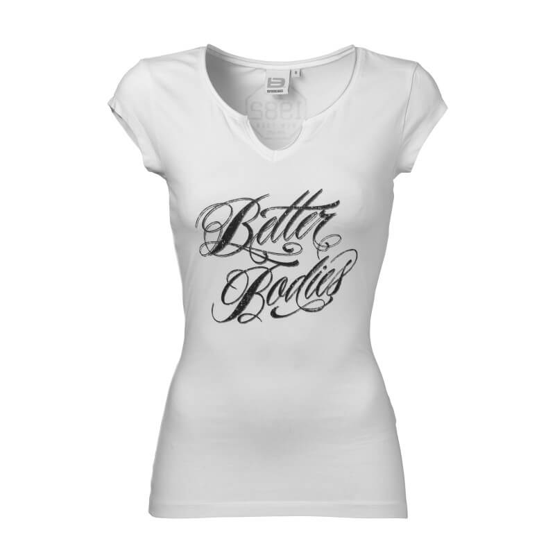 Kolla in Raw Energy Tee, white, Better Bodies hos SportGymButiken.se