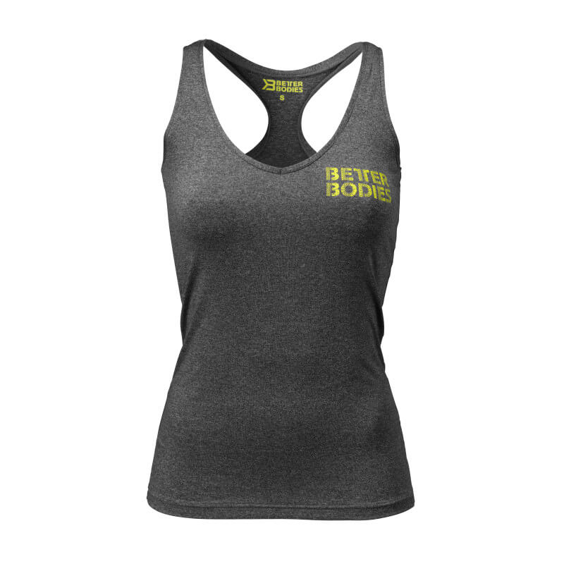 Fitness Logo Top, antracite melange, Better Bodies