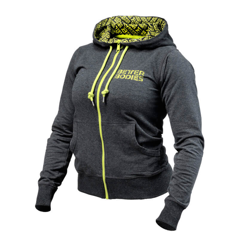 Kolla in Soft Logo Hoodie, antracite melange, Better Bodies hos SportGymButiken.