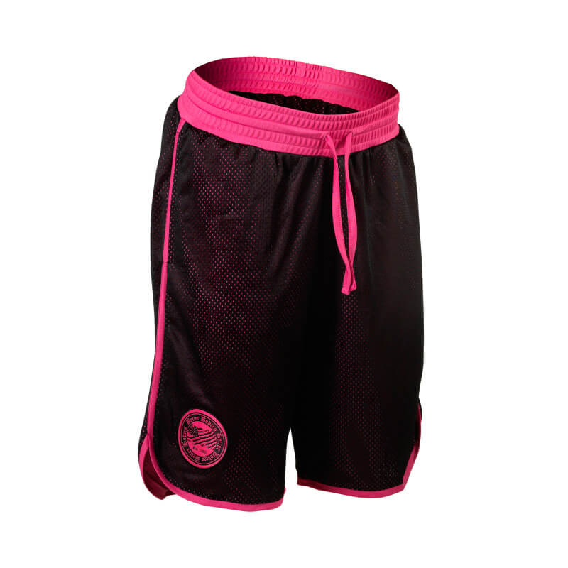 Women's Mesh Shorts, black/pink, Better Bodies