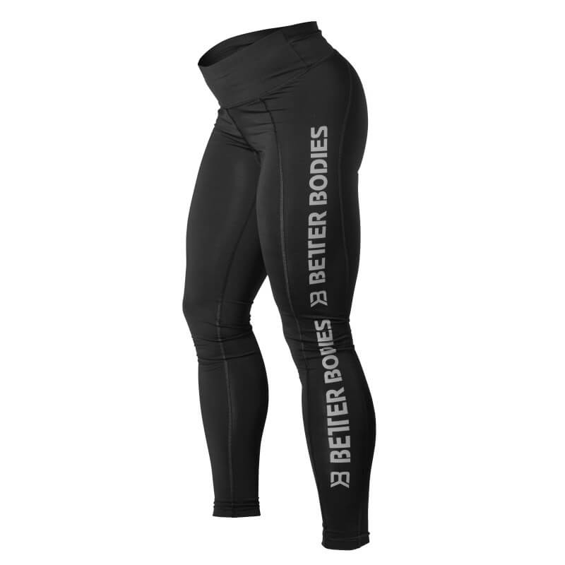 Kolla in Side Panel Tights, black/black, Better Bodies hos SportGymButiken.se