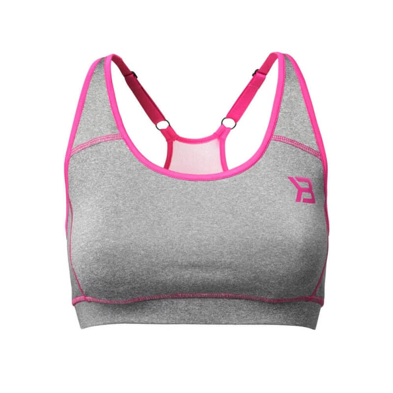 Kolla in Sports Bra, grey melange/pink, Better Bodies hos SportGymButiken.se