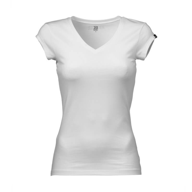 Kolla in Women's V-Tee, white, Better Bodies hos SportGymButiken.se