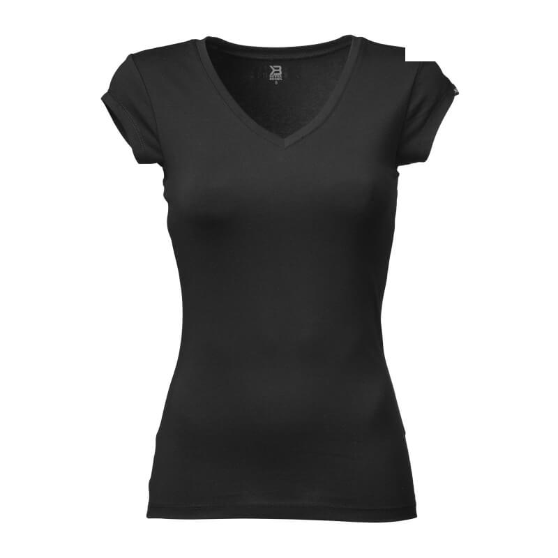 Women's V-Tee, black, Better Bodies