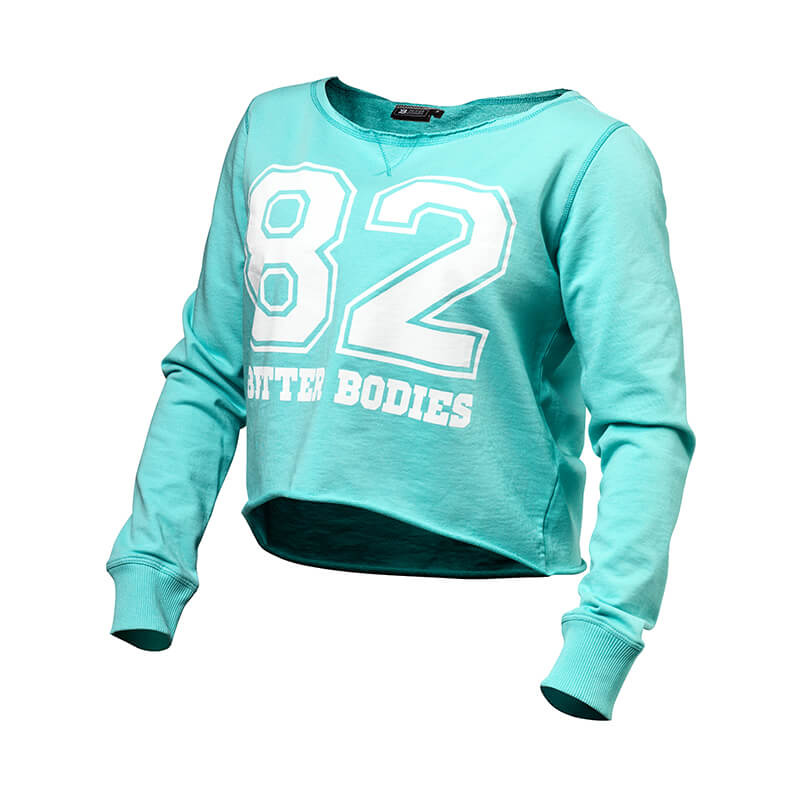 Kolla in Cropped Sweater, light aqua, Better Bodies hos SportGymButiken.se