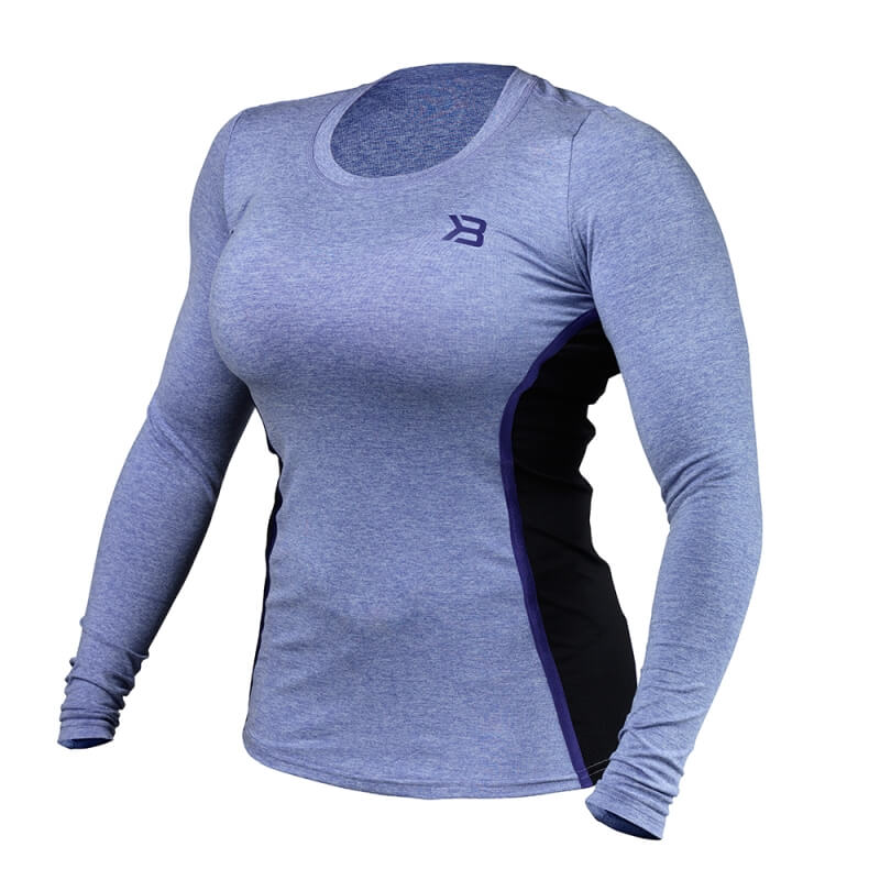 Kolla in Performance Shape Long Sleeve, purple melange, Better Bodies hos SportG