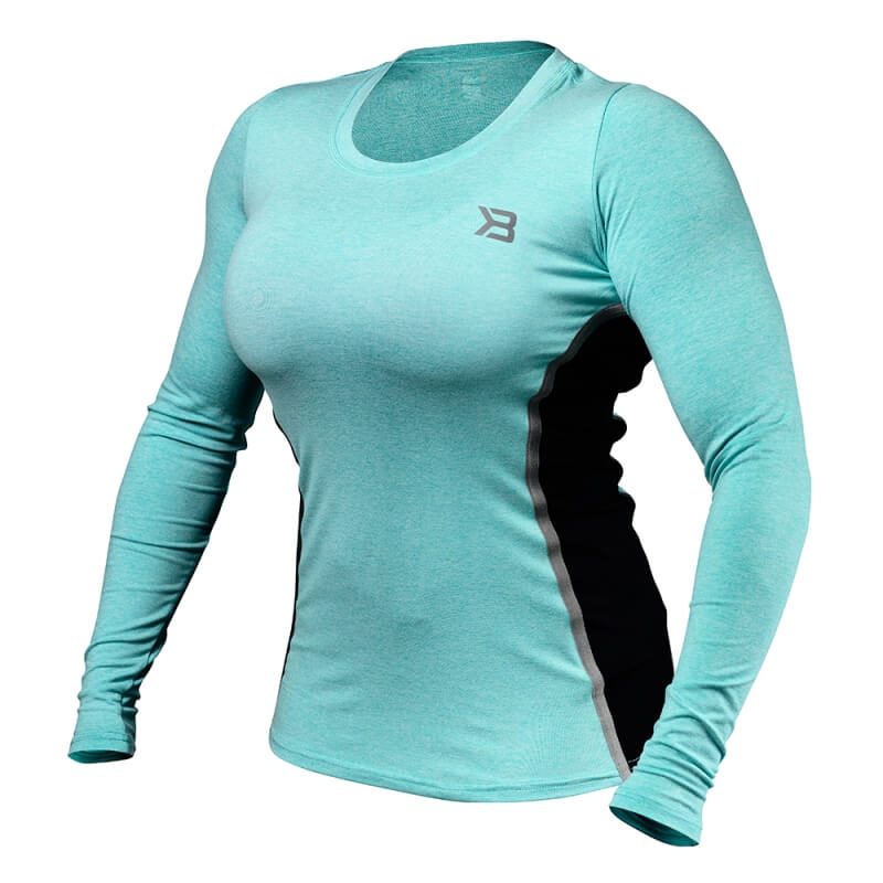 Kolla in Performance Shape Long Sleeve, light aqua, Better Bodies hos SportGymBu