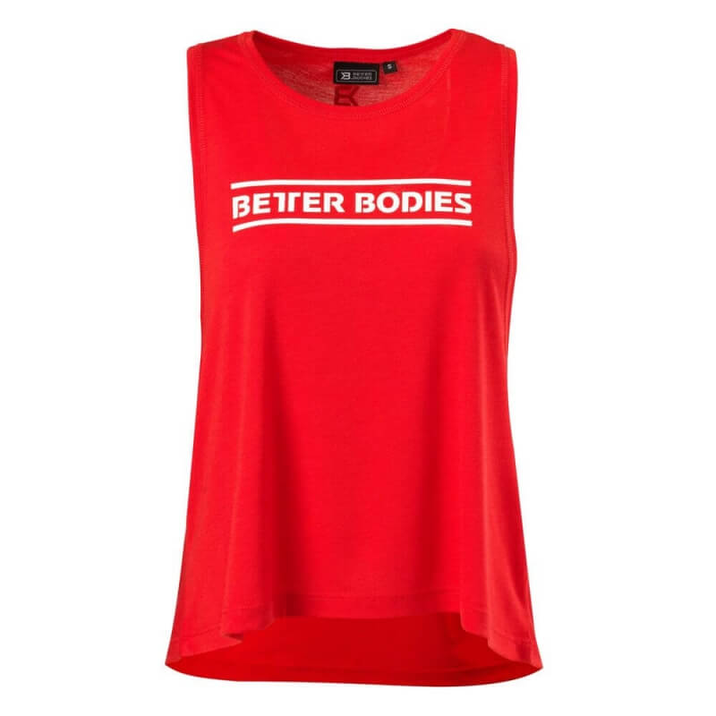 Kolla in Deep Cut Top, scarlet red, Better Bodies hos SportGymButiken.se