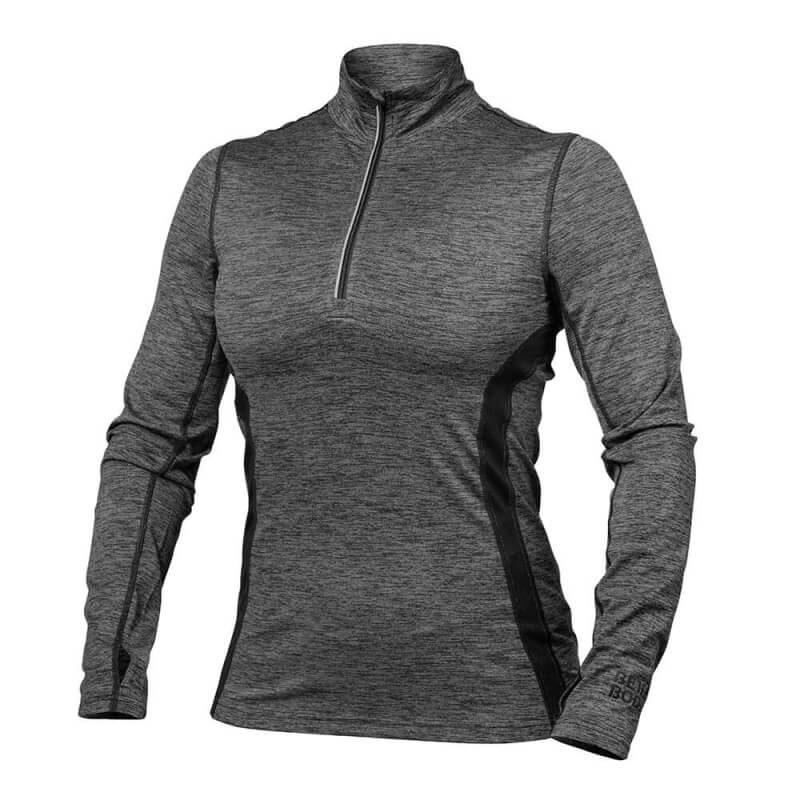 Kolla in Performance Mid L/S, graphite melange, Better Bodies hos SportGymButike