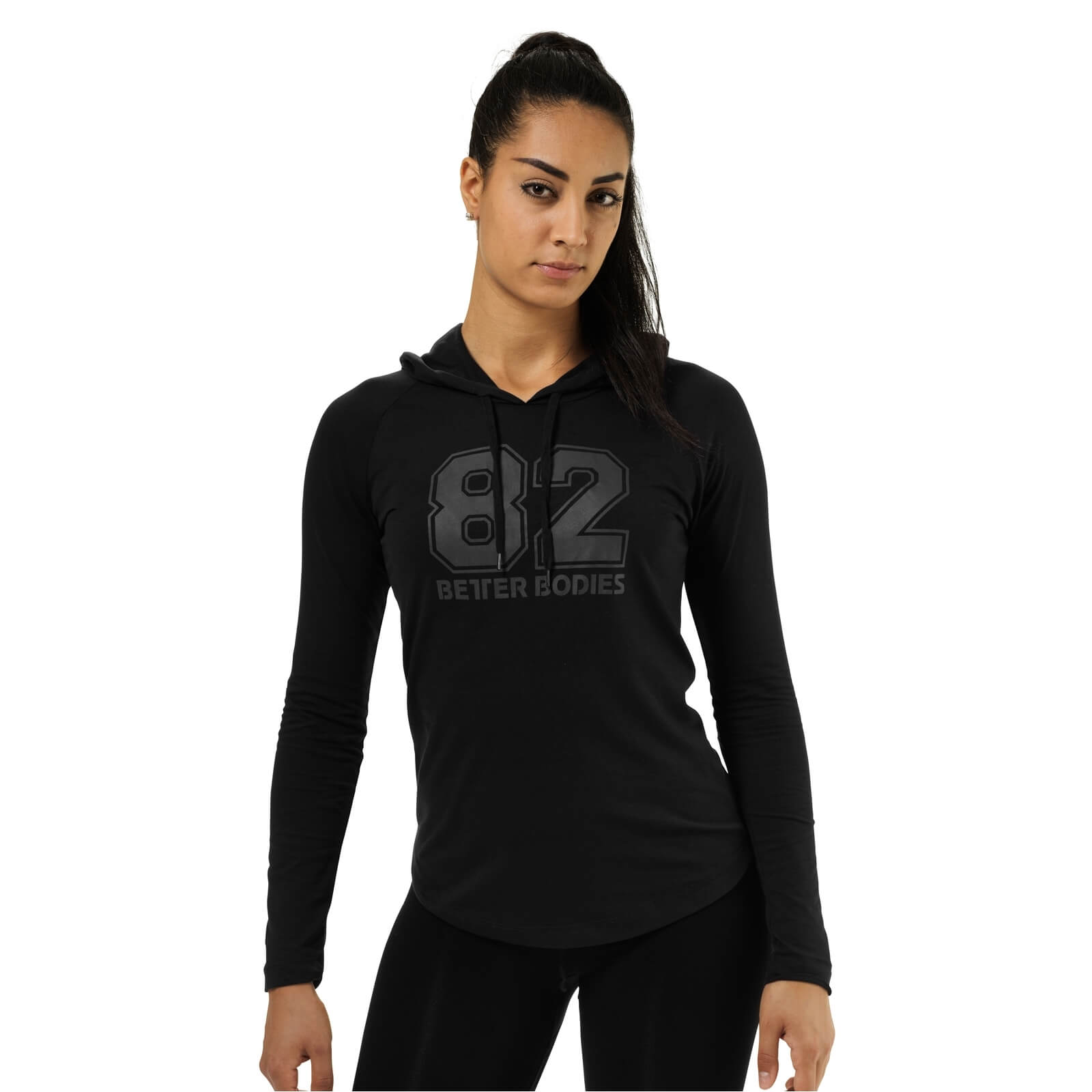 Kolla in Varsity Hoodie, black, Better Bodies hos SportGymButiken.se