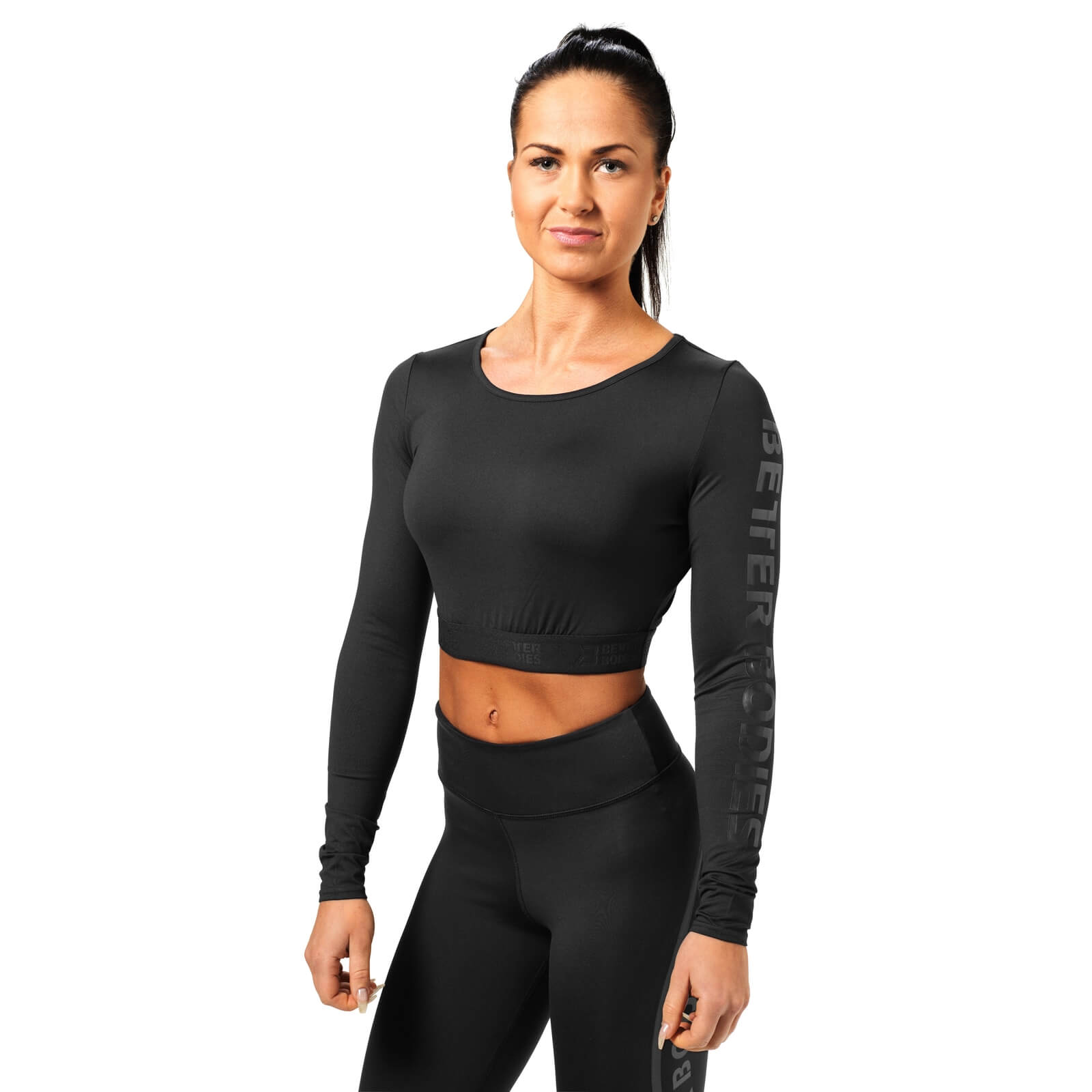 Kolla in Chelsea Cropped L/S, black, Better Bodies hos SportGymButiken.se