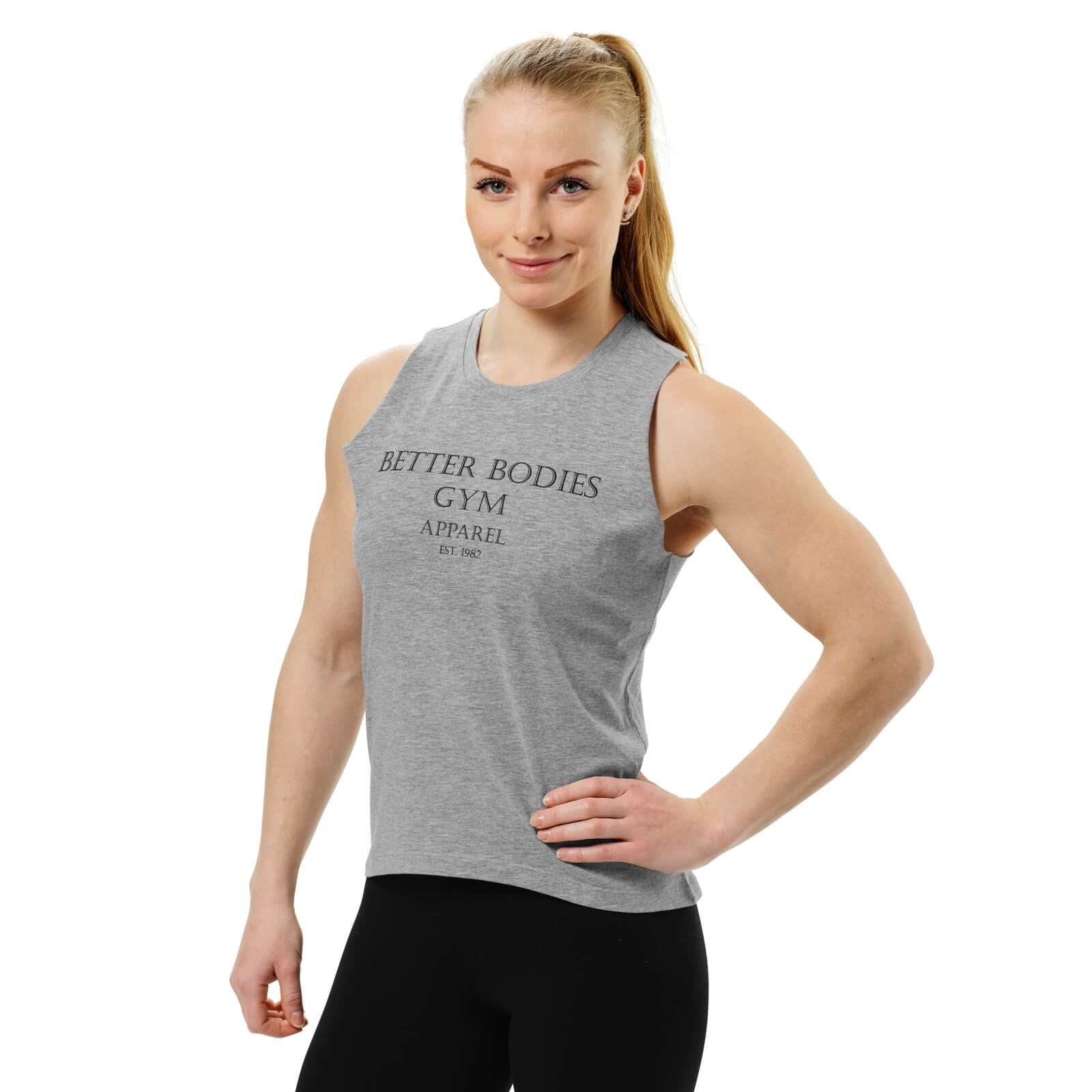 Kolla in Chelsea Loose Tank, grey melange, Better Bodies hos SportGymButiken.se