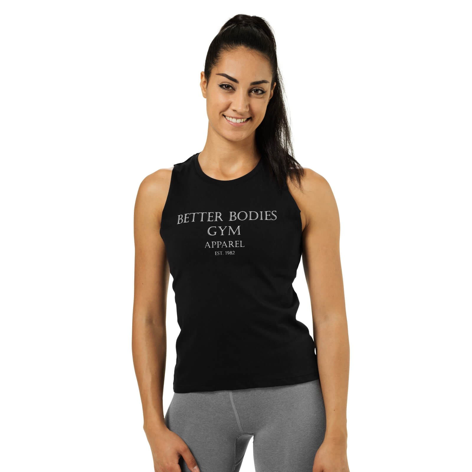 Chelsea Loose Tank, black, Better Bodies