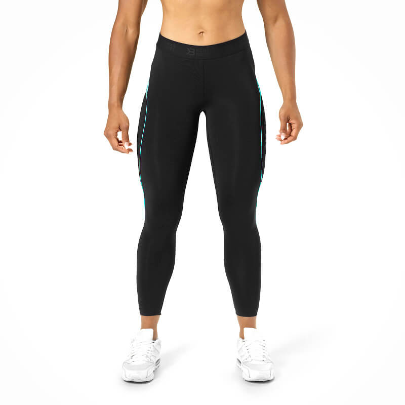 Kolla in Fitness Curve Tights, black/aqua, Better Bodies hos SportGymButiken.se