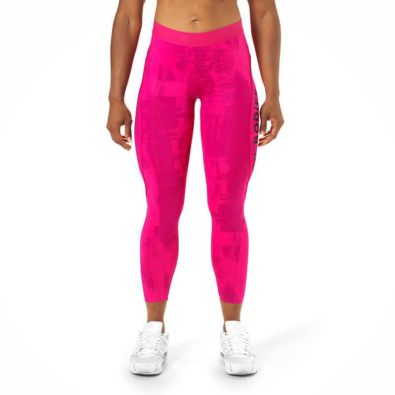 Kolla in Gracie Curve Tights, pink print, Better Bodies hos SportGymButiken.se