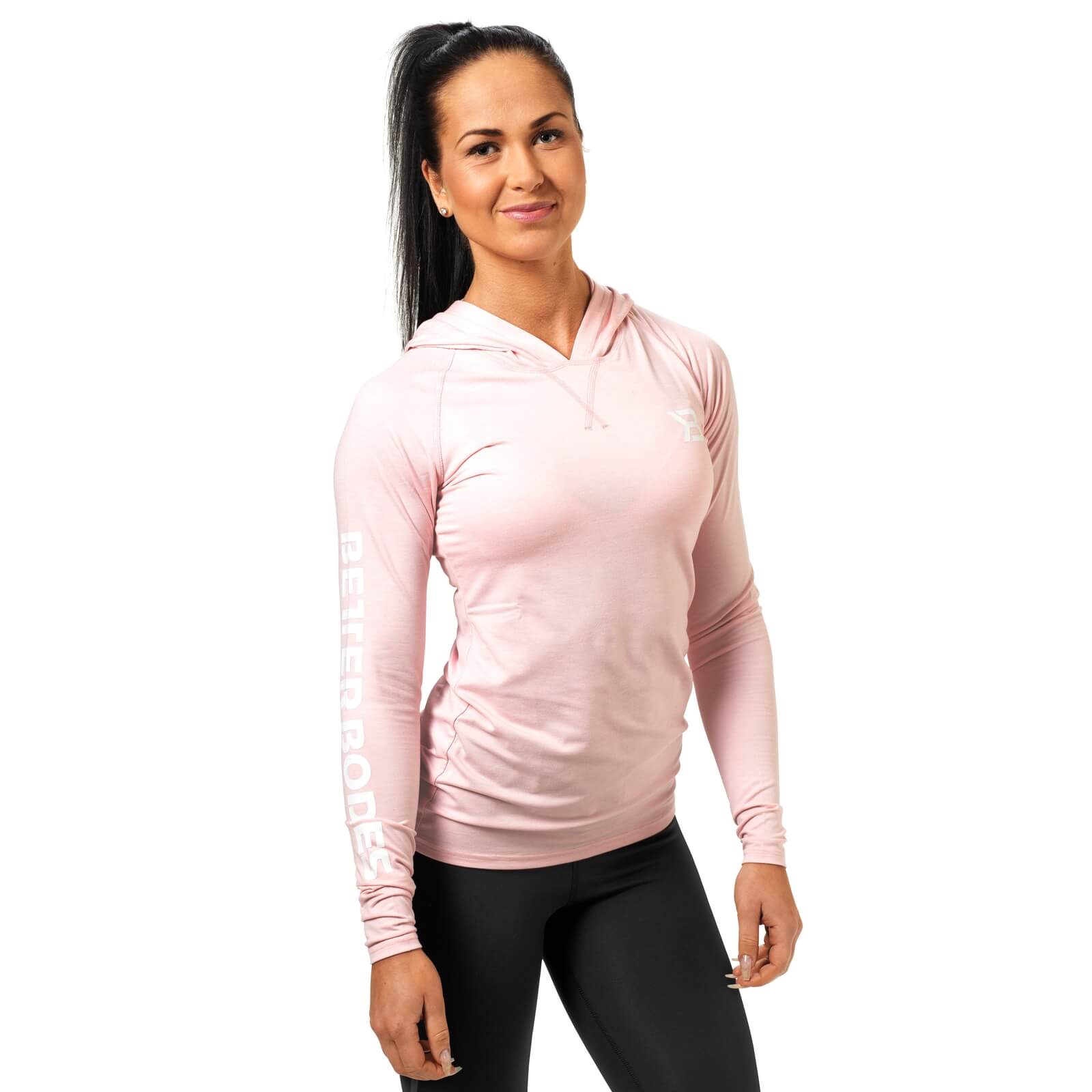 Kolla in Performance Ls Hood, pink melange, Better Bodies hos SportGymButiken.se