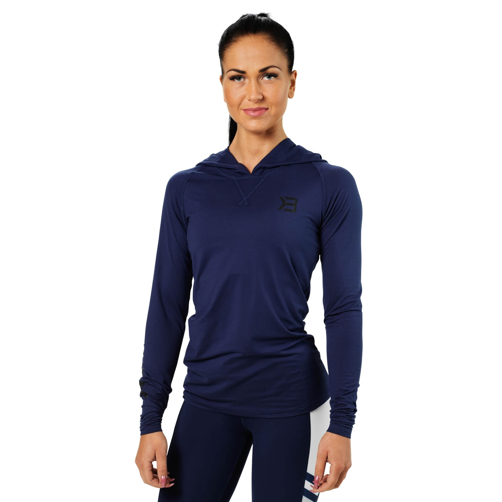 Kolla in Performance L/S Hood, dark navy, Better Bodies hos SportGymButiken.se