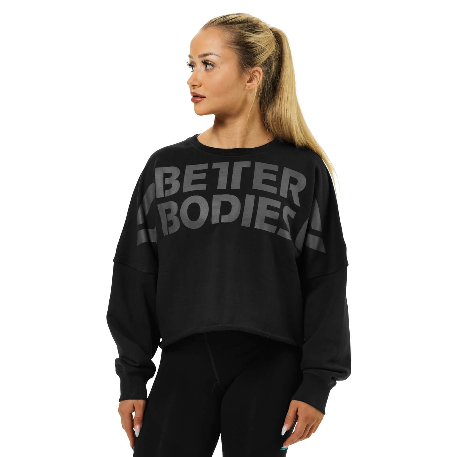 Bowery Raw Sweater, black, Better Bodies