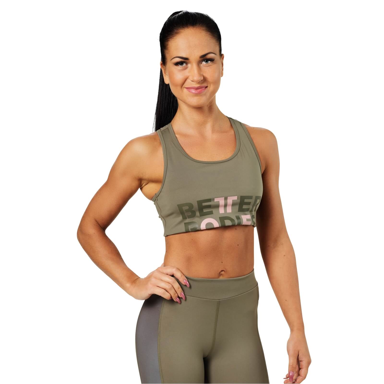 Bowery Sports Bra, wash green, Better Bodies