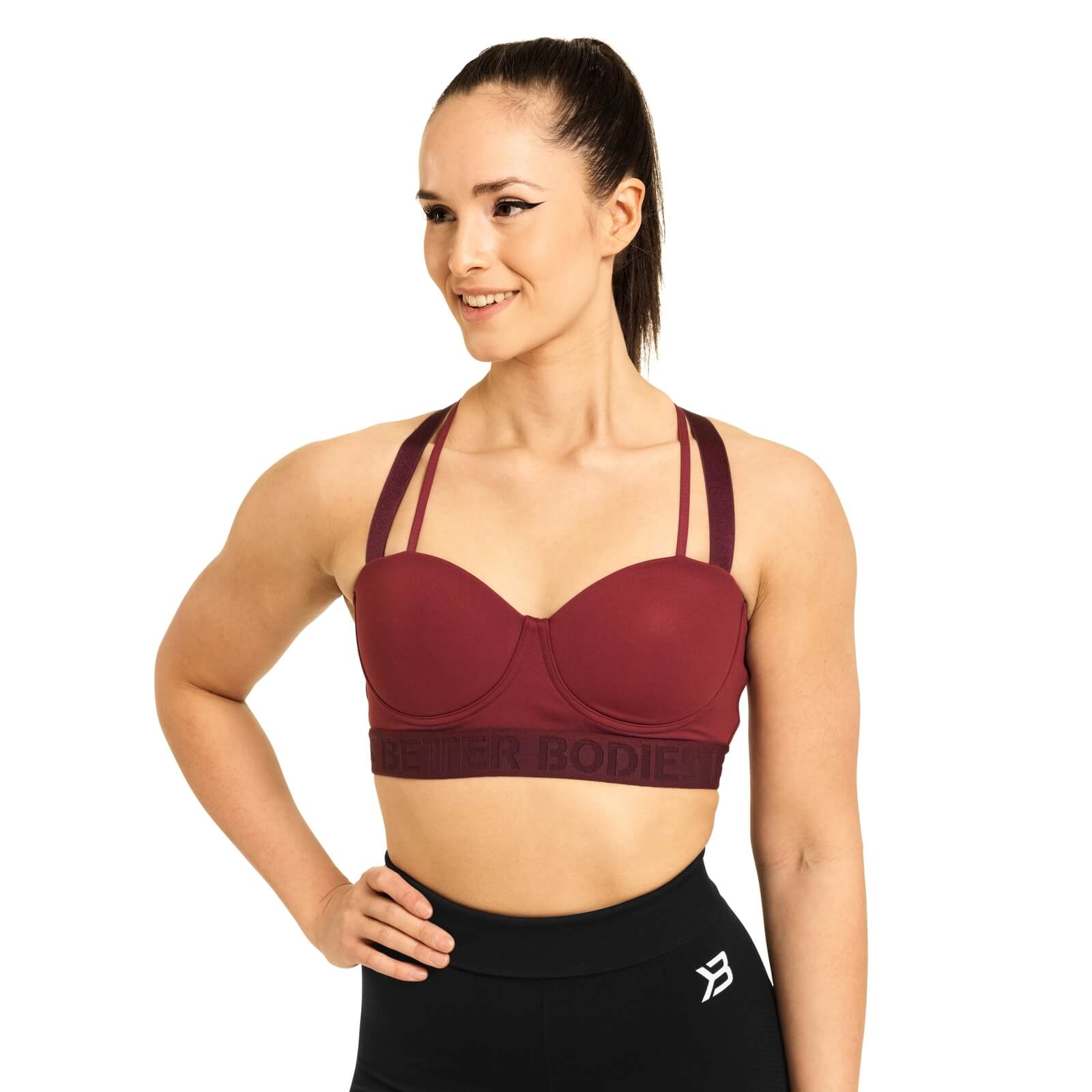 Waverly Sports Bra, sangria red, Better Bodies