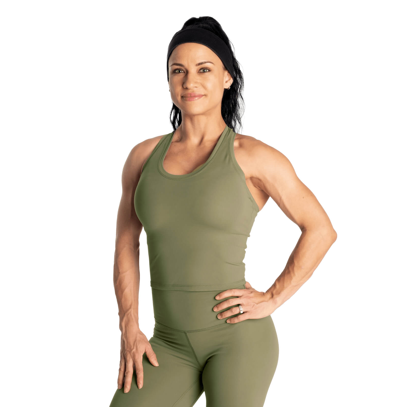 Kolla in Core Crop T-back, washed green, Better Bodies hos SportGymButiken.se