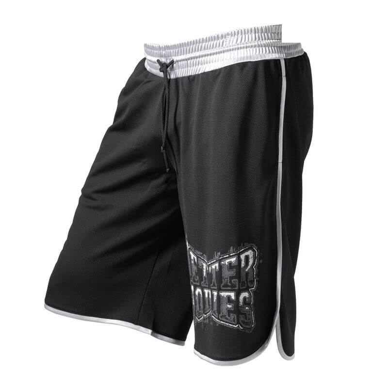 Kolla in Mesh Gym Short, black/grey, Better Bodies hos SportGymButiken.se