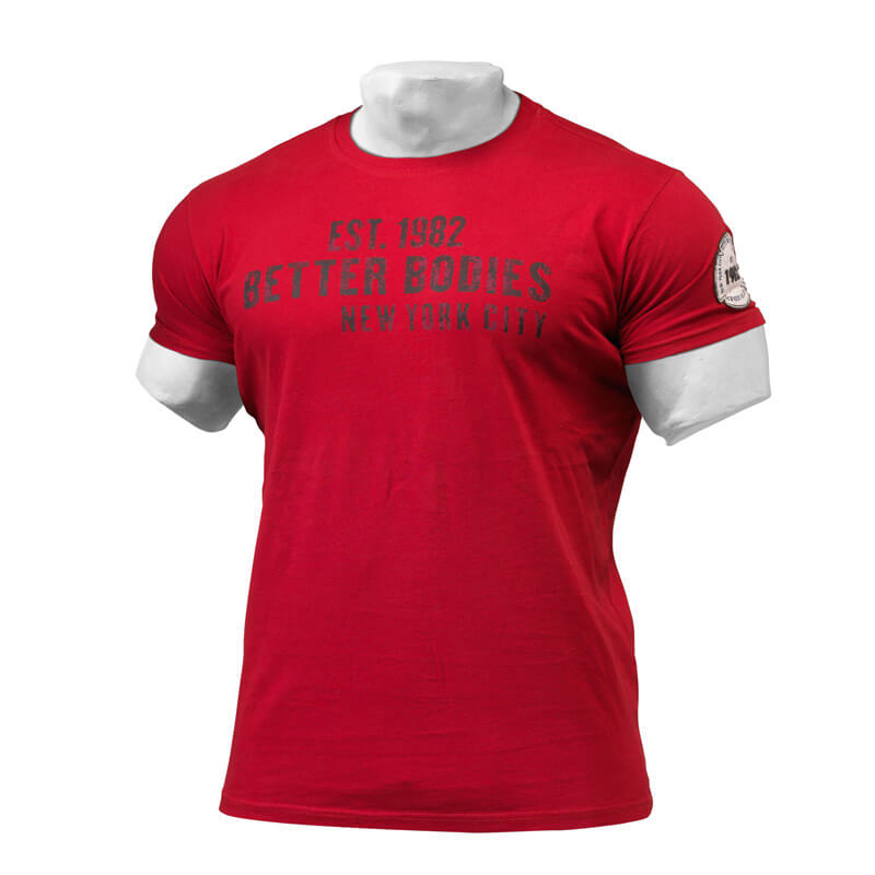 Kolla in Graphic Logo Tee, jester red, Better Bodies hos SportGymButiken.se