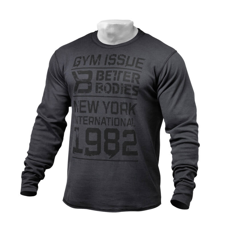 Kolla in Thermal Flex L/S, asphalt/black, Better Bodies hos SportGymButiken.se