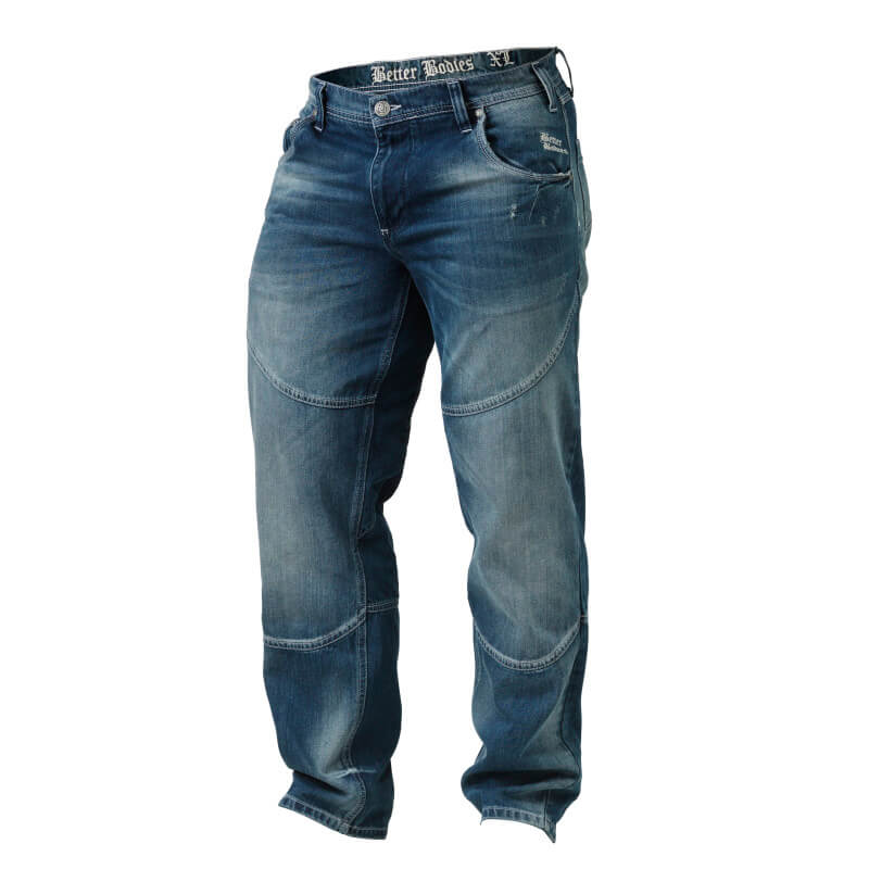 Kolla in Straight Fit Denim, washed blue, Better Bodies hos SportGymButiken.se