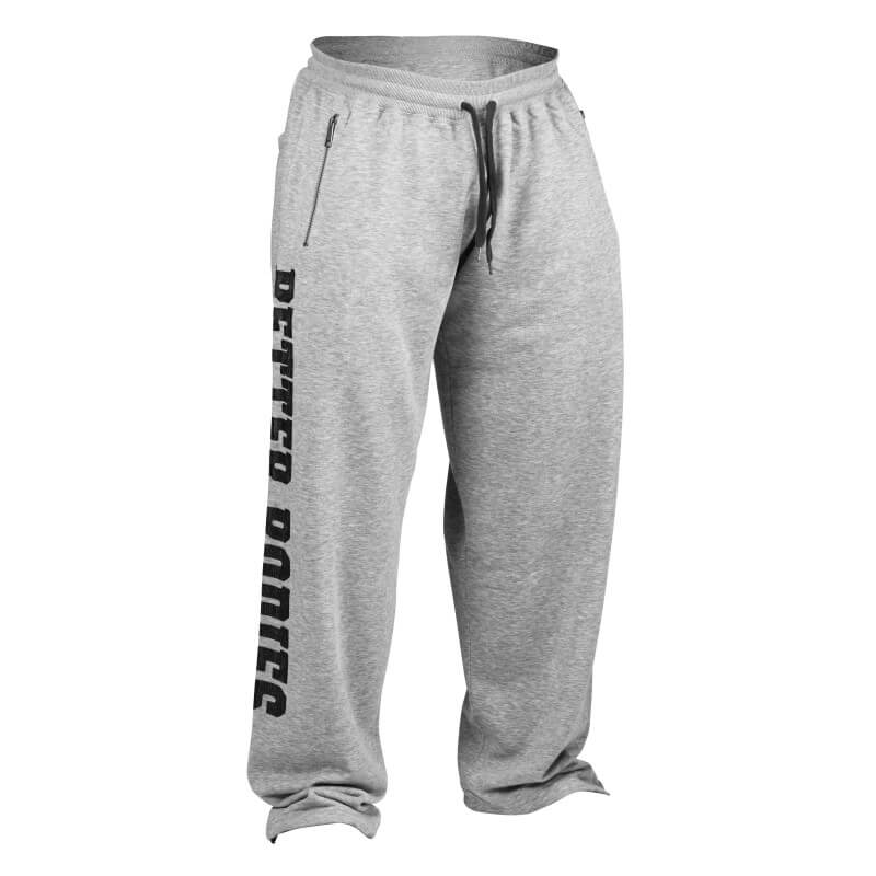 Kolla in Big Print Sweatpant, grey melange, Better Bodies hos SportGymButiken.se