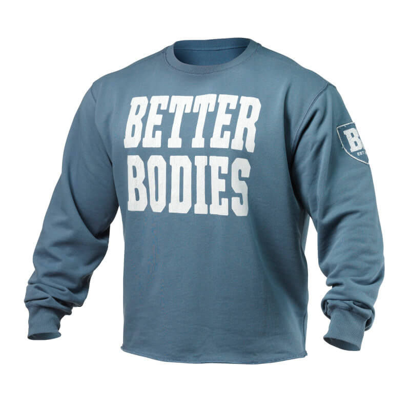Big Print Sweatshirt, ocean blue, Better Bodies