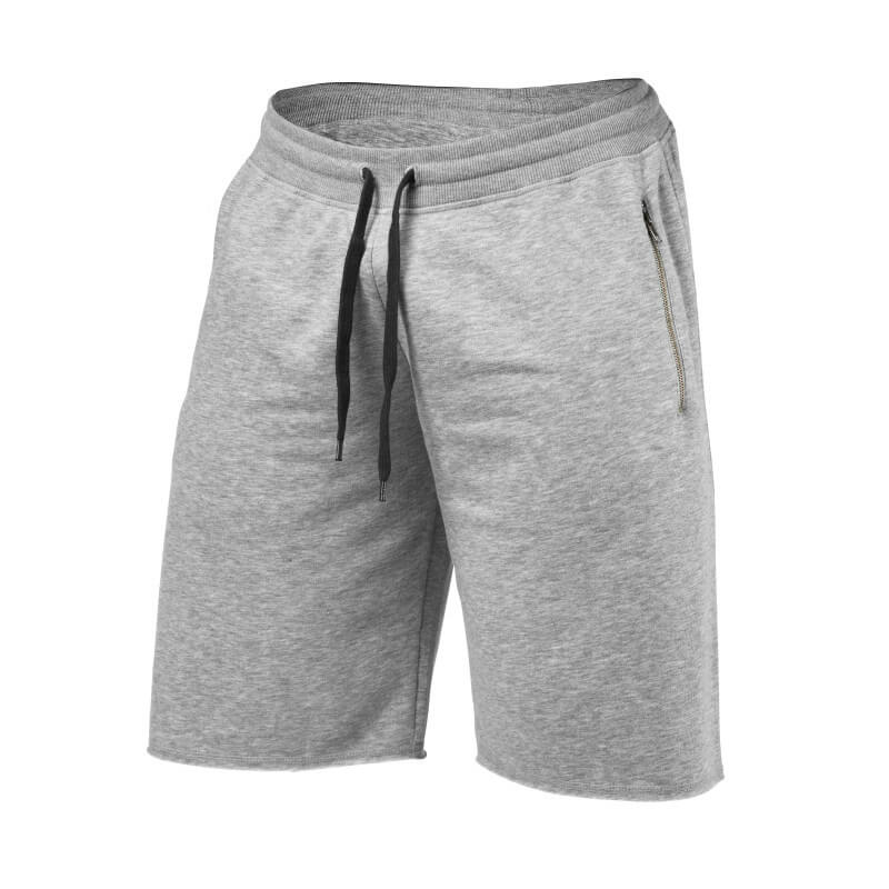 Kolla in Big Print Sweatshorts, grey melange, Better Bodies hos SportGymButiken.