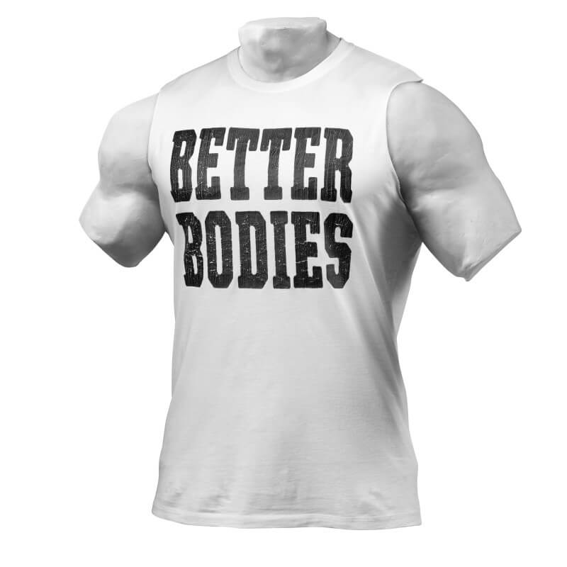 Kolla in Big Print S/L, white, Better Bodies hos SportGymButiken.se