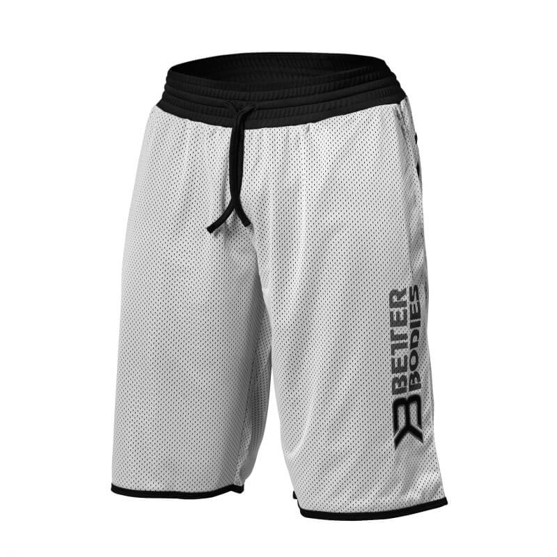 Kolla in BB Print Mesh Shorts, white/black, Better Bodies hos SportGymButiken.se