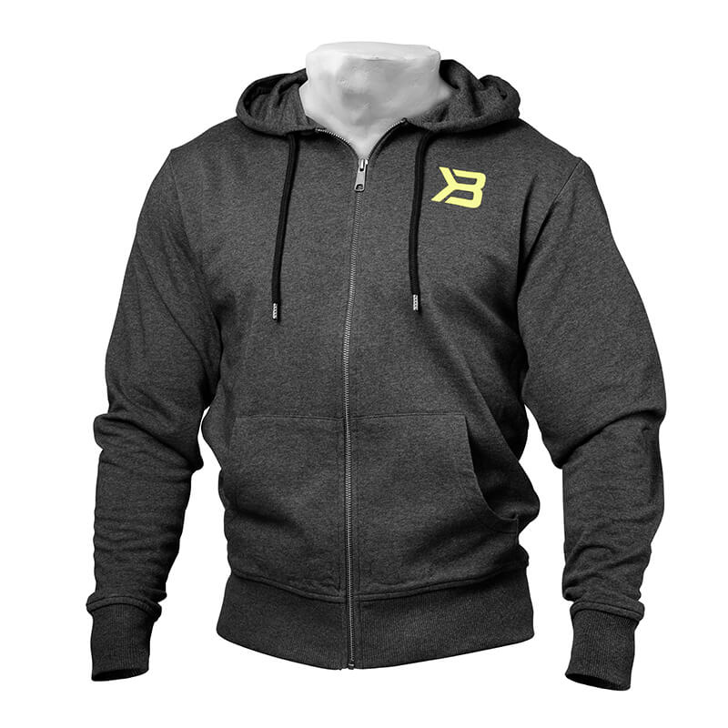 Kolla in Jersey Hoodie, antractite melange, Better Bodies hos SportGymButiken.se