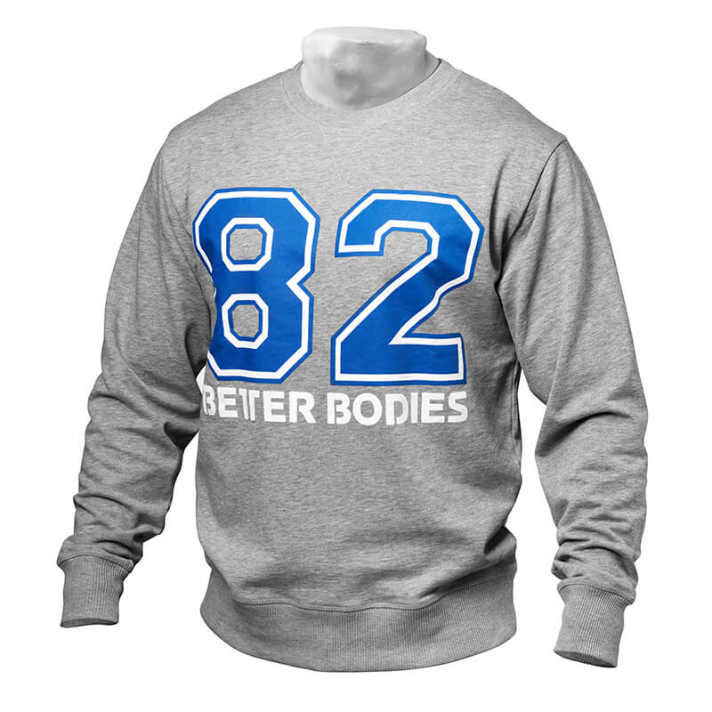 Kolla in Jersey Sweatshirt, grey melange, Better Bodies hos SportGymButiken.se