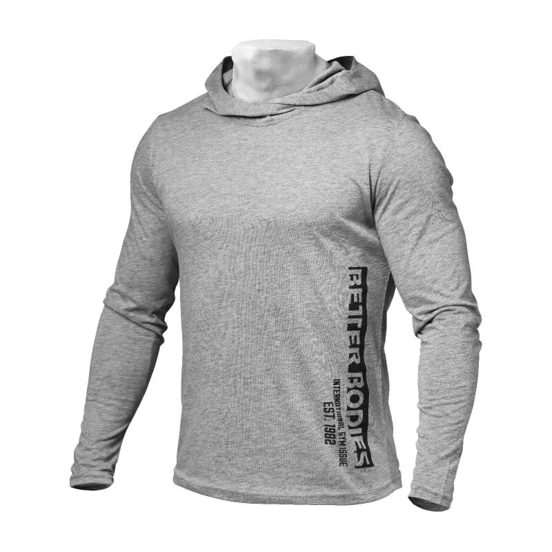 Kolla in Mens Soft Hoodie, grey melange, Better Bodies hos SportGymButiken.se