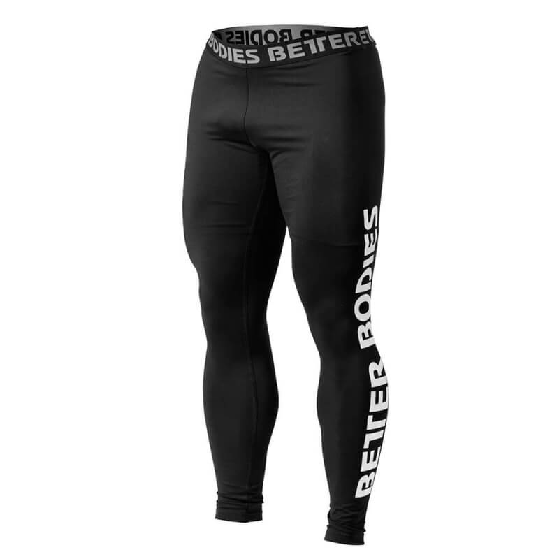 Kolla in Men's Logo Tights, black, Better Bodies hos SportGymButiken.se