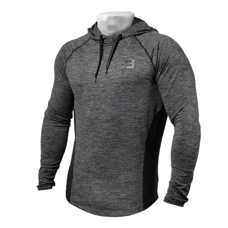 Kolla in Performance Mid Hood, graphite melange, Better Bodies hos SportGymButik