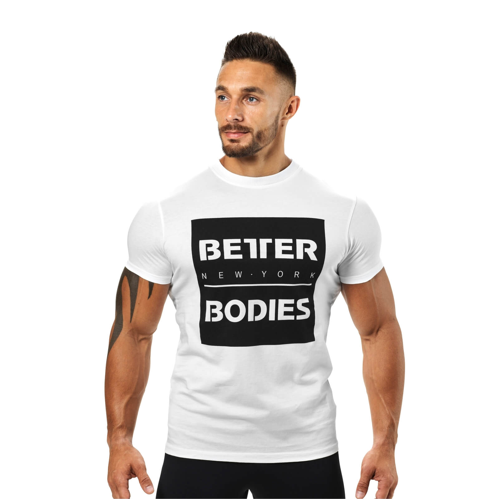 Kolla in Casual Tee, white, Better Bodies hos SportGymButiken.se