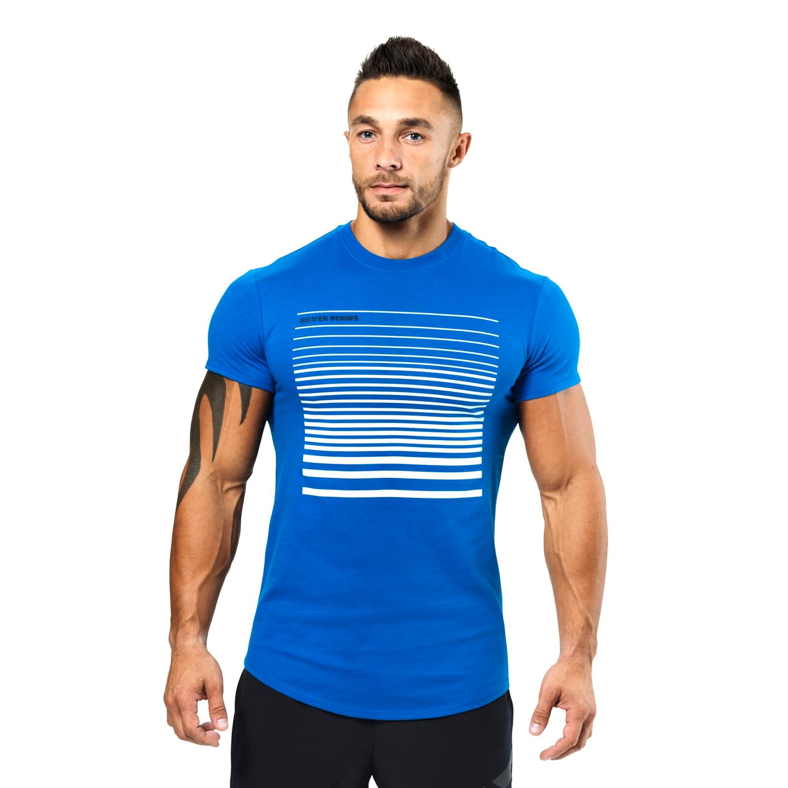 Brooklyn Tee, strong blue, Better Bodies