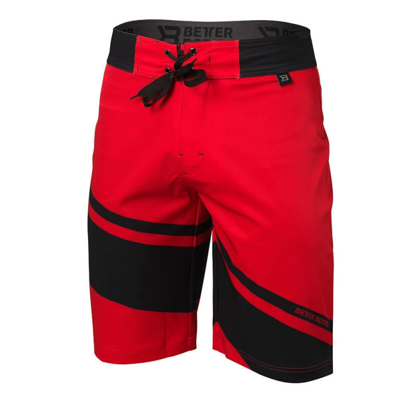 Kolla in Pro Board Shorts, bright red, Better Bodies hos SportGymButiken.se