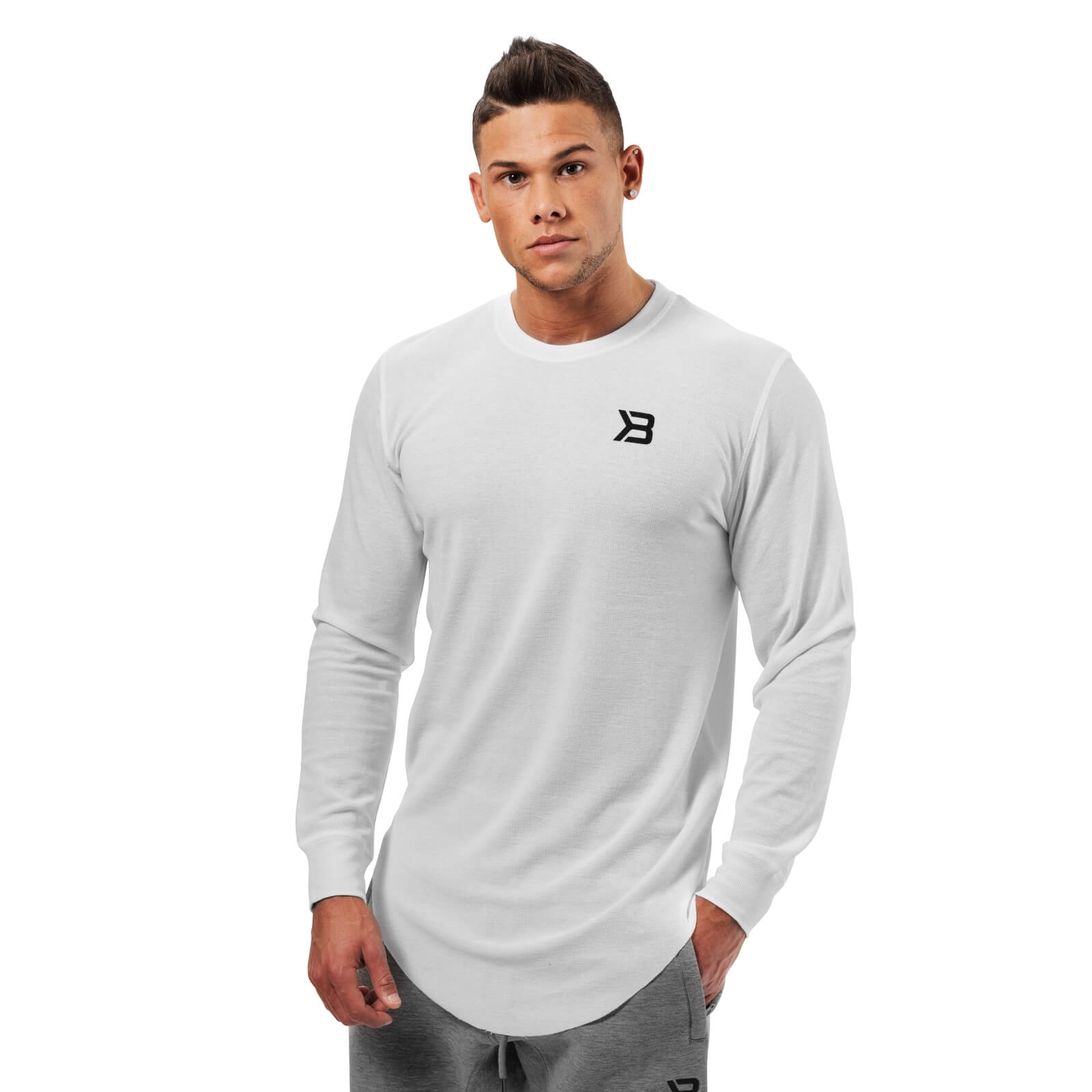 Kolla in Harlem Thermal L/S, white, Better Bodies hos SportGymButiken.se