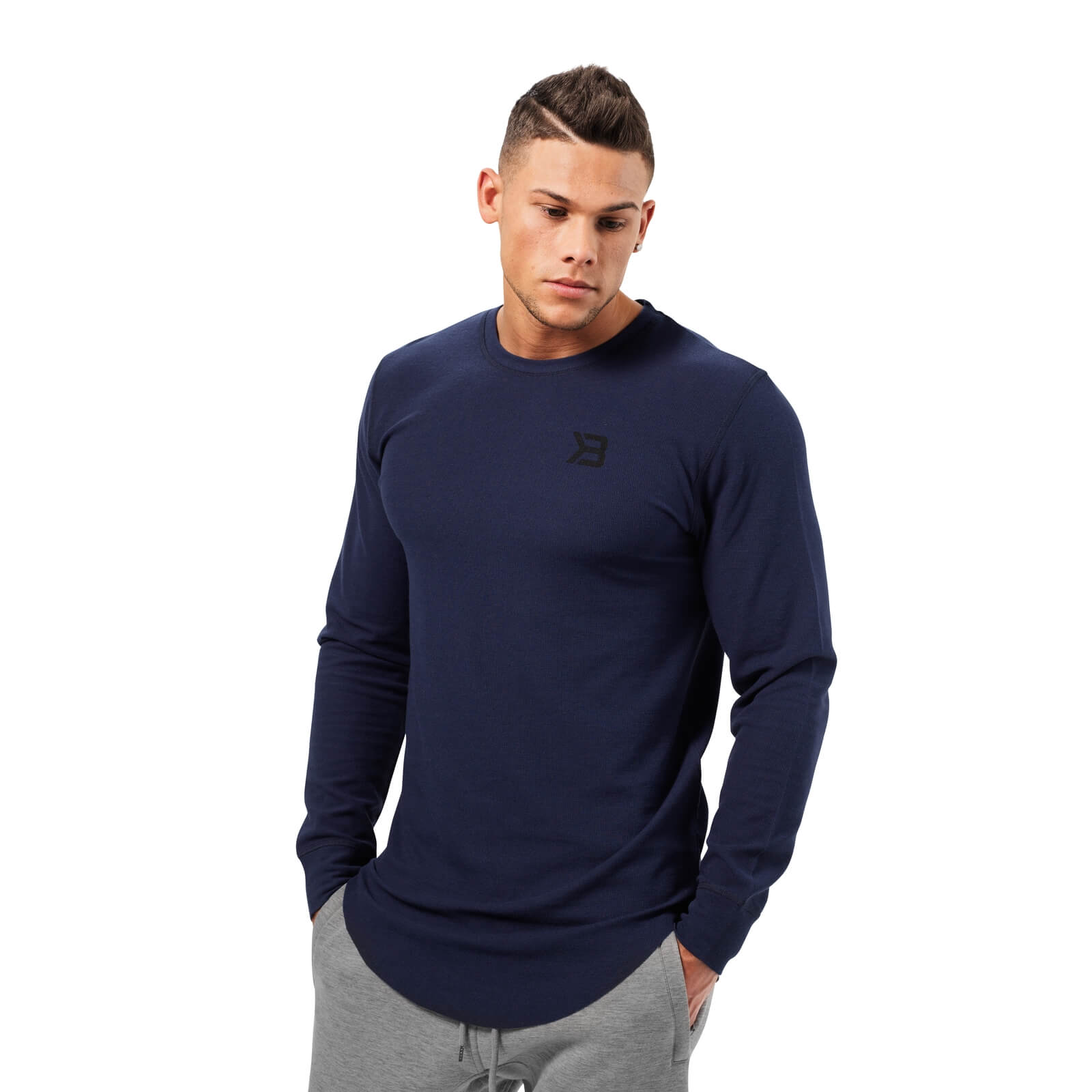 Kolla in Harlem Thermal L/S, dark navy, Better Bodies hos SportGymButiken.se