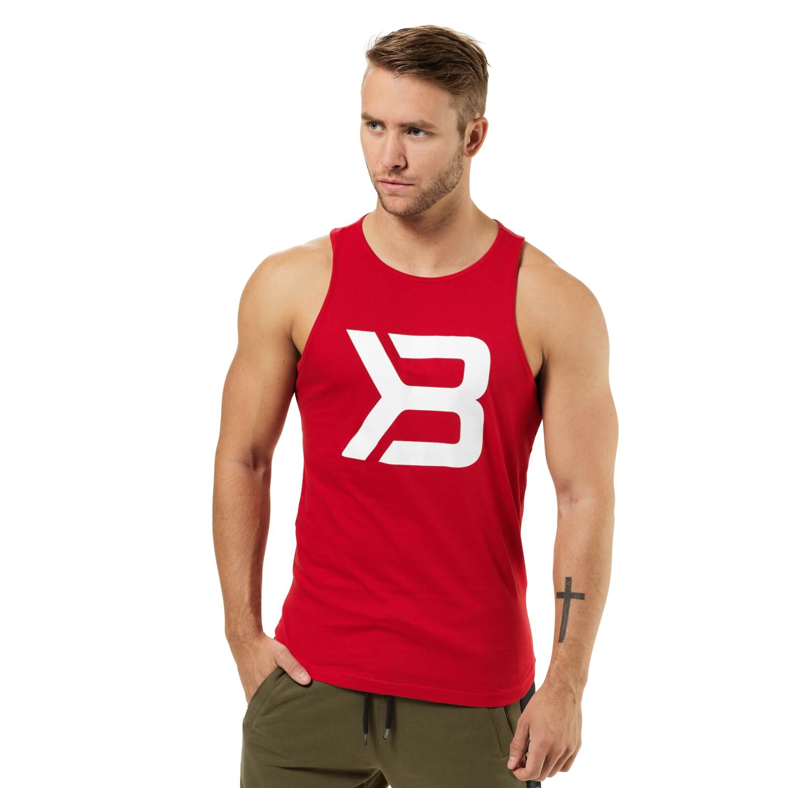 Brooklyn Tank, bright red, Better Bodies