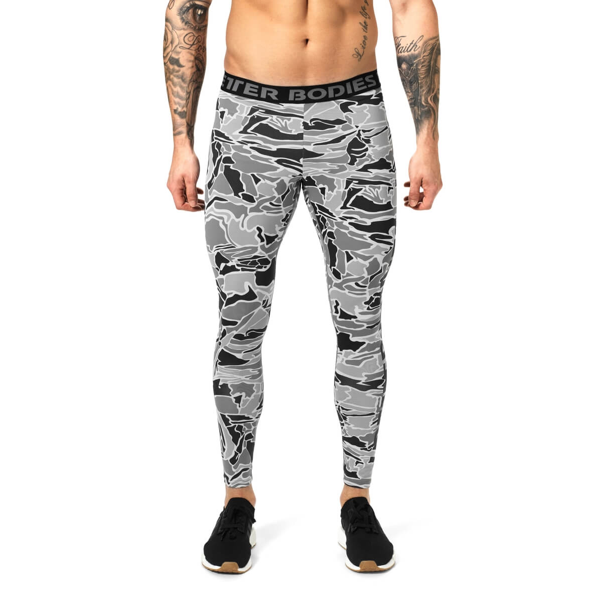 Kolla in Astor Tights, grey print, Better Bodies hos SportGymButiken.se